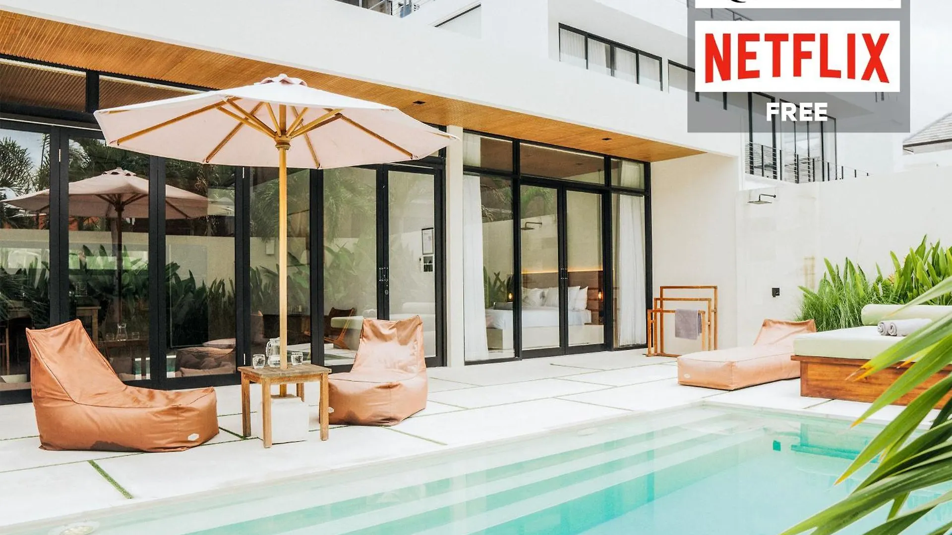 99 Villa Suite - Modern Bedrooms With Dining Area & Enormous Pool Kerobokan